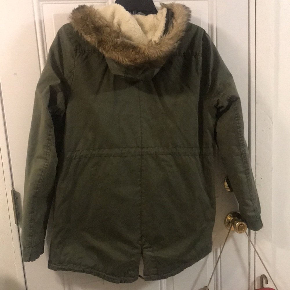 Green Military Jacket - image 5